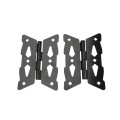 D&D Wood Gate Kit with 8" Steel Butterfly Hinge, Powder-Coated Metal Padlockable Post Latch, and 11" Metal Handle - 810010