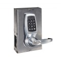 CodeLocks CL4510 Smart Lock, Tubular Latchbolt Gate Box Kit (Brushed Steel) - 91574