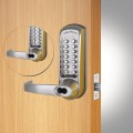 CodeLocks Tubular Latchbolt, Code Free (Passage Function), SFIC (core or keys not included) (Brushed Steel) - CL615-IC-BS