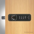 CodeLocks Mechanical Cabinet Lock, Public Function - Suitable for up to 3/4” Thick Door (Black) - KL15-BK-PU-RH