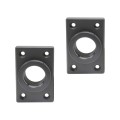 D&D SureClose Non Self-Closing Center Mount Hinge Kit With SM AT90 S Thrust Bearing Hinges And Center Mounting Brackets - 77001113