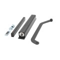 D&D SlimLine Left-Handed Hydraulic Vertical Gate Closer