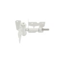 D&D Stainless Steel Self-Closing Regular Hinge, Tension Adjustable (N-N, White)