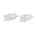 D&D Stainless Steel Self-Closing Regular Hinge, Tension Adjustable (N-N, White)