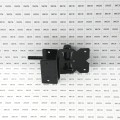 D&D Stainless Steel, Self-Closing, Adjustable, Narrow to 2" Wrap-Around Gate Hinge For Wood and Vinyl Gates (Pair) Black