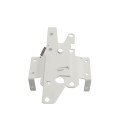 D&D Stainless Steel Padlockable Post Latch, Standard To Narrow Legs For Wood and Vinyl Gates(White) 