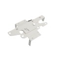 D&D Stainless Steel Padlockable Post Latch, Standard To Narrow Legs For Wood and Vinyl Gates(White) 
