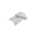 D&D Stainless Steel Padlockable Post Latch, Standard To Narrow Legs For Wood and Vinyl Gates(White) 