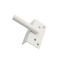 D&D Stainless Steel Padlockable Post Latch, Standard To Narrow Legs For Wood and Vinyl Gates(White) 