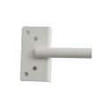 D&D Stainless Steel Padlockable Post Latch, Standard To Narrow Legs For Wood and Vinyl Gates(White) 