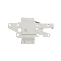 D&D Stainless Steel Padlockable Post Latch, Standard To Narrow Legs For Wood and Vinyl Gates(White) 
