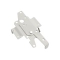 D&D Stainless Steel Padlockable Post Latch, Standard To Narrow Legs For Wood and Vinyl Gates(White) 