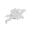 D&D Stainless Steel Padlockable Post Latch, Standard To Narrow Legs For Wood and Vinyl Gates(White) 
