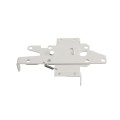 D&D Stainless Steel Padlockable Post Latch, Standard To Narrow Legs For Wood and Vinyl Gates(White) 