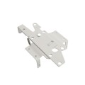 D&D Stainless Steel Padlockable Post Latch, Standard To Narrow Legs For Wood and Vinyl Gates(White) 