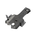 D&D Contemporary Powder-Coated, Adjustable Stainless Steel Padlockable Post Latch With Standard to Narrow Side Legs For Wood and Vinyl Gates (Black) - DDSLM - Diagram