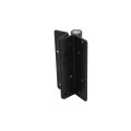 D&D KwikFit Adjustable Self-Closing Aluminum Gate Hinge for All Swing Gates (Single) Black - KF3ABL