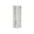 D&D KwikFit Adjustable Self-Closing Aluminum Gate Hinge for All Swing Gates (Single) White - KF3AWT
