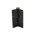 D&D KwikFit Adjustable Self Closing Aluminum Gate Hinge for Metal Swing Gates (Single) Black  - KF3BL