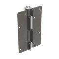 Aluminum Adjustable Self-Closing Gate Hinge, Aluminum Ridges, No Screws - D&D KF3BR (Single) - Bronze