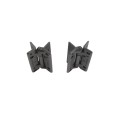 D&D Kit - KwikFit No Spring Plain Pivoting Gate Hinges w/ Screw For Metal and Wood Swing Gates - 0PA - 8000-2081