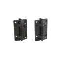 D&D Kit LokkLatch Series 2 Lockable Latch & KwikFit Self-Closing Hinges for Metal & Wood Gates (Black) - 8000-2104