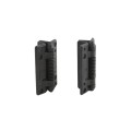 D&D Kit LokkLatch Series 2 Lockable Latch & KwikFit Self-Closing Hinges for Metal & Wood Gates (Black) - 8000-2104
