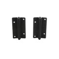 D&D Kit LokkLatch Series 2 Lockable Latch & KwikFit Self-Closing Hinges for Metal & Wood Gates (Black) - 8000-2104