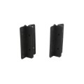 D&D Kit LokkLatch Series 2 Lockable Latch & KwikFit Self-Closing Hinges for Metal & Wood Gates (Black) - 8000-2104