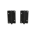 D&D KwikFit Fixed Tension Self-Closing Polymer Gate Hinge for Metal and Wood Swing Gates (Pair) Black - KF3S