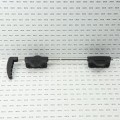 D&D Lokkbolt 18" Key Lockable Premium Stainless Steel Drop Bolt for Metal Gates (Black) - LB118BX-KSA