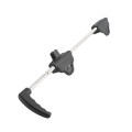 D&D Kit LokkLatch Deluxe S3 Latch Kit & TruClose Hinges, Handle, Gate Stop & Drop Rod - 8000-2057