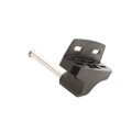D&D LokkLatch Series 3 Adjustable Lockable Gate Latch With External Access Kit (Long Striker) (Black) - LL3ABL / LLAAB (LokkLatch Gate Latches)