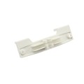 D&D LokkLatch Series 3 Adjustable Lockable Gate Latch With External Access Kit (Long Striker) (White) - LL3ABLW
