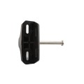 D&D LokkLatch Series 3 Adjustable Lockable Residential Gate Latch (Long Striker) (Black) - LL3AL (LokkLatch Gate Latches)