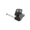 D&D LokkLatch Series 3 Adjustable Lockable Residential Gate Latch (Long Striker) (Black) - LL3AL (LokkLatch Gate Latches)