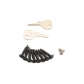 D&D LokkLatch Series 3 Adjustable Lockable Residential Gate Latch (Long Striker) (Black) - LL3AL (LokkLatch Gate Latches)