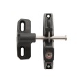 D&D LokkLatch Series 3 Adjustable Lockable Residential Gate Latch (Long Striker) (Black) - LL3AL (LokkLatch Gate Latches)
