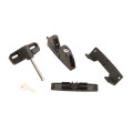 D&D LokkLatch Series 3 Adjustable Lockable Residential Gate Latch (Long Striker) (Black) - LL3AL (LokkLatch Gate Latches)