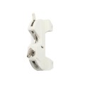 D&D LokkLatch Series 3 Adjustable Lockable Residential Gate Latch (Long Striker) (White) - LL3ALW