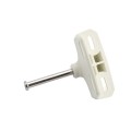 D&D LokkLatch Series 3 Adjustable Lockable Residential Gate Latch (Short Striker) (White) - LL3AW (LokkLatch Gate Latches)
