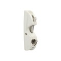 D&D LokkLatch Series 3 Adjustable Lockable Residential Gate Latch (Short Striker) (White) - LL3AW (LokkLatch Gate Latches)