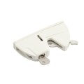 D&D LokkLatch Series 3 Adjustable Lockable Residential Gate Latch (Short Striker) (White) - LL3AW (LokkLatch Gate Latches)