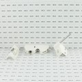 D&D LokkLatch Series 3 Adjustable Lockable Residential Gate Latch (Short Striker) (White) - LL3AW (LokkLatch Gate Latches)