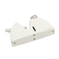 D&D LokkLatch Series 3 Adjustable Lockable Residential Gate Latch (Short Striker) (White) - LL3AW (LokkLatch Gate Latches)