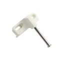 D&D LokkLatch Series 3 Adjustable Lockable Residential Gate Latch (Short Striker) (White) - LL3AW (LokkLatch Gate Latches)