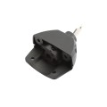 D&D LokkLatch Lockable Push-Button External Access Kit (Black) - LL3B (LokkLatch Gate Latches)