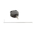 D&D LokkLatch Lockable Push-Button External Access Kit (Black) - LL3B (LokkLatch Gate Latches)
