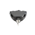D&D LokkLatch Lockable Push-Button External Access Kit (Black) - LL3B (LokkLatch Gate Latches)