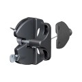 D&D Kit LokkLatch Series 2 Lockable Gate Latch & TruClose Adjustable Hinges (Black) - 8000-1012